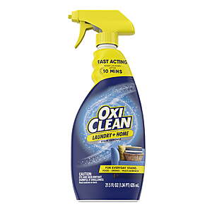 21.5-Oz OxiClean Laundry Stain Remover Spray + $1.50 Walmart Cash $3.30 & More + Free Store Pickup
