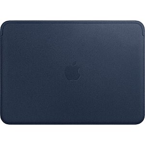 Apple Leather Sleeve: 13" MacBook (Blue or Brown) $35 + Free S&H w/ Amazon Prime