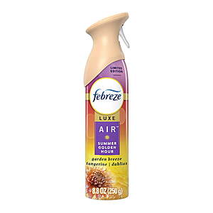 8.8-Oz Febreze Luxe Spray or Bathroom Air Freshener (Various) + $2 Walmart Cash $4 