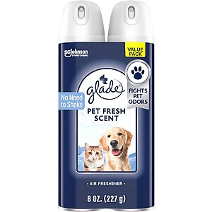 2-Count 8-Oz Glade Air Freshener Room Spray (Pet Fresh Scent) alt=