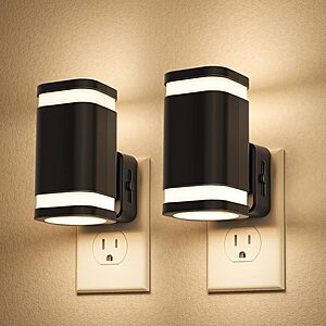 2-Pack Fulighture Adjustable Wall Plug Night Lights (w/ Light Sensor or Light + Motion Sensor) $7.99 + Free Shipping w/ Prime or on $35+