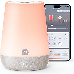 Dreamegg Baby Sound Machine, Clock & Nightlight (Classic) .50