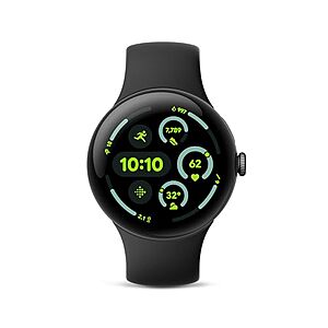 [Prime] Google Pixel Watch 3 Smartwatch (Wi-Fi): 45mm (2 colors) $284.99,  41mm (3 colors) $237.49 + Free Shipping