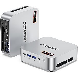 Prime: ACEMAGICIAN W1 Mini Gaming PC: Ryzen 7 8745HS, Radeon 780M, 32GB DDR5, 1TB SSD $302 + Free Shipping
