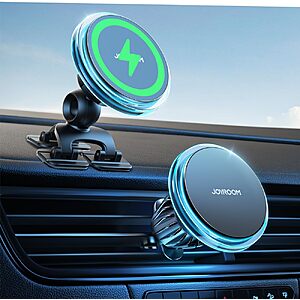 Joyroom 15W MagSafe Wireless Car Charger w/ Vent & Dash Mount $8.89 + Free Shipping w/ Prime or on $35+