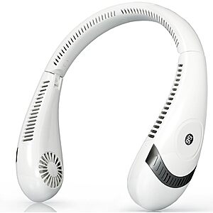 OLV 5000mAh 3-Speed Rechargeable Foldable Neck Fan (3 colors) $9.99 + Free Shipping w/ Prime or on $35+