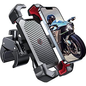 Prime Members: Joyroom Motorcycle & Bike Phone Mount w/ Anti Shake $7.99 + Free Shipping