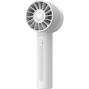2600mAh Ultralent Handheld Rechargeable Fan (White) $4 