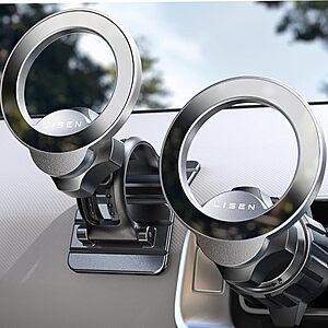 LISEN MagSafe Car Dash / Vent Phone Holder $6.64 + Free Shipping w/ Prime or on $35+