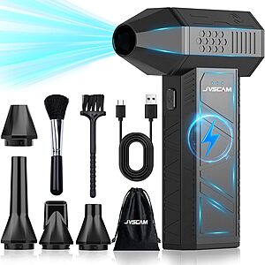 JVSCAM 3-Speed Cordless Electric Air Duster 