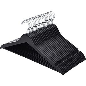 30-Pack FairyHaus Slim Wooden Clothes Hangers (Black) $17.49 + Free Shipping w/ Prime or on $35+