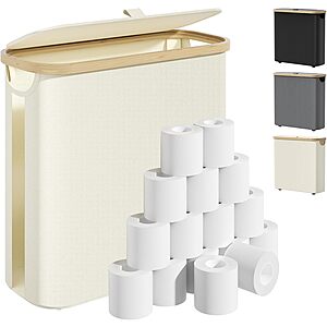 35L Racokky Toilet Paper Storage with Lid & Handle (Beige) $11.49 + Free Shipping w/ Prime or on $35+