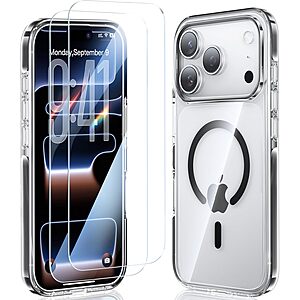 Smartdevil Magnetic MagSafe Case w/ 2-Pack Screen Protectors (for iPhone 17 Series, 16 Series & Air) from $4.98 + Free Shipping w/ Prime or on $35+