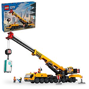 1116-Piece LEGO City: Yellow Mobile Construction Crane Building Set $77 + Free S/H
