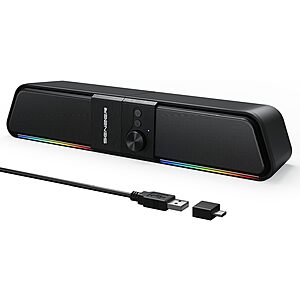 Prime Members:SENZER 2-in-1 Bluetooth RGB Desktop Speaker $9.49 + Free Shipping