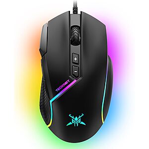 Prime Members:TECKNET RGB 12800 DPI 8-Buttons Wired Optical Gaming Mouse $12.59 + Free Shipping