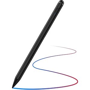 Blooding Stylus Pen for iPad with Tilt & Palm Rejection (Black) $5 
