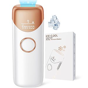 Ubroo IPL 3-in-1 Ice Cooling Laser Hair Removal Device (Gold) $29.99+ Free Shipping