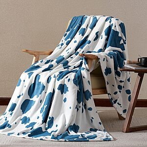 Prime Members:50" x 60" Cozy Bliss Fuzzy Throw Blanket (2 Colors) $5 + Free Shipping & More