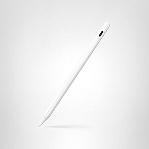 JAMJAKE Stylus Pen for Apple iPad w/ Palm Rejection & Tilt (2018-2025 iPad Pro & More, White) $5.99 + Free Shipping w/ Prime or on $35+