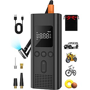 Prime Members: AIRSURE Portable 150PSI Cordless Air Compressor & Tire Inflator $12.95 + Free Shipping