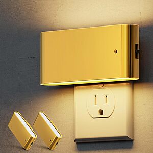 2-Pack L LOHAS LED Dimmable Plug-In Night Lights w/ Light Sensor (Various) $8.60 