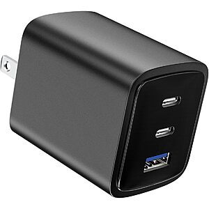 Saturndock 70W 3-Port Foldable Wall Charger (2x USB-C, USB-A) $11.99 + Free Shipping w/ Prime or on $35+