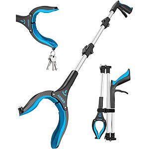 36" Kekoy Anti-Slip 360° Rotating Foldable Grabber Reacher Tool w/ Magnetic Tip $8.80 
