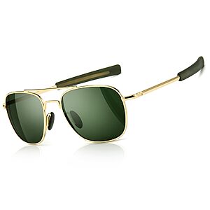 Prime: SUNGAIT Men's Military Style Polarized Aviator Sunglasses (4 colors) $7.64 + Free Shipping