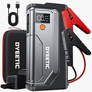5000A Dyeetic 12V 16800mAh Portable Car Battery Jump Starter w/ Boost Button $33 + Free Shipping
