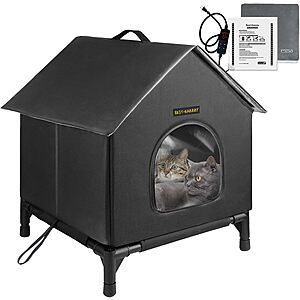Rest-Eazzzy Waterproof Heated Cat House (Medium) $23.24, (Small) $18.84 + Free Shipping