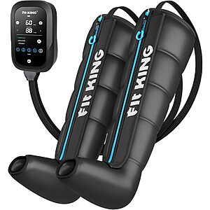 Fit King Cordless Rechargeable 5-Zone Leg Massager Recovery System (Medium, Upgraded) $149.99 + Free Shipping