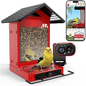 RichBird Smart Solar Metal Bird Feeder w/ 2.5K Camera & Night Vision $25 + Free S&H