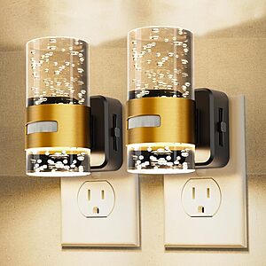 2-Pack L Lohas Dimmable Wall Plug Motion Sensor LED Night Light (5 colors) $14.99 + Free Shipping w/ Prime or on $35+