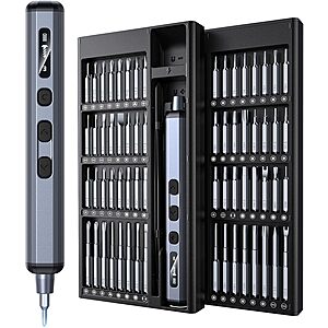 Prime Members: 76-in-1 Mini Electric Screwdriver Set $16 + Free S&H