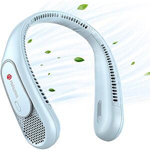 Prime Members: 3-Speed Hotsales Rechargeable Neck Fan (6 Colors) $12.70 + Free S&H