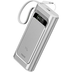 Talix 20000mAh Laptop Power Bank With Built-In USB-C Cable