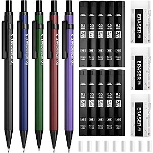 Four Candies Metal Mechanical Pencil Set