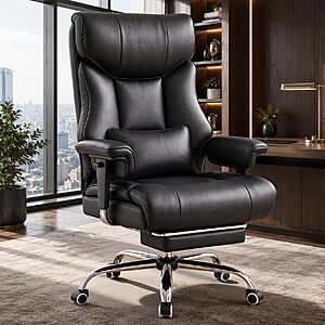 COMHOMA Big & Tall Ergonomic Office/Gaming Chair (Black) from $114.99 + Free Shipping
