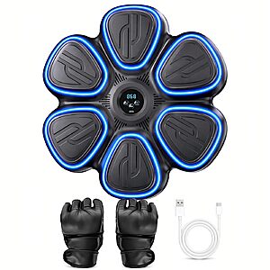 changenow Music Boxing Machine for Kids w/ Bluetooth Speaker, LED Display & 11 Game Modes $19.99 + Free Shipping