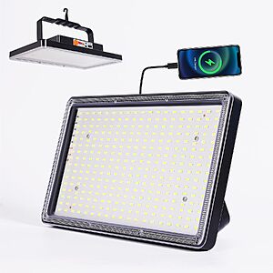 Create Bright 10000mAh Rechargeable LED Camping Lantern & Work Light & More $12.50 