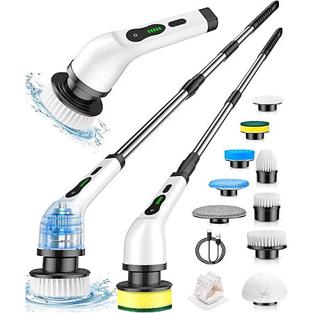 Lxlu Electric Spin Scrubber for $14.99!