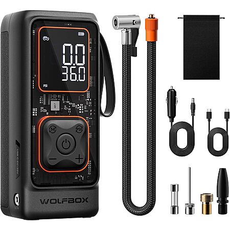 WOLFBOX Air Compressor 50% Off!