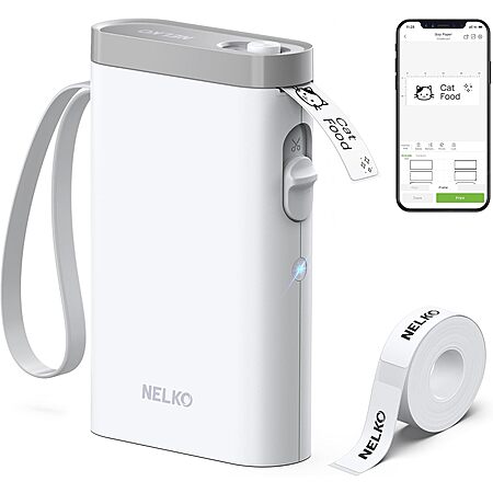 Nelko Bluetooth Label Maker at 67% Off!