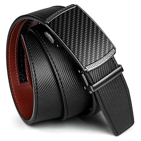Airkit Men's Ratcheting Leather Belts (Various Colors / Sizes) $6.49 + Free Shipping w/ Prime or on $35+