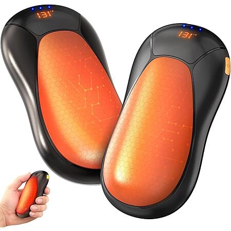 2-Pack JIJ Rechargeable Electric Hand Warmers (Black) $9.99 + Free Shipping w/ Prime or on $35+