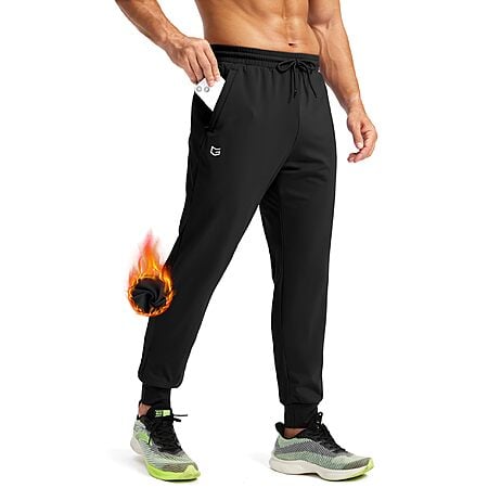 G Gradual Men's Fleece Joggers Sweatpants w/ Zipper Pockets (size XS-XXL, various colors) from $17.81 + Free Shipping w/ Prime or on $35+