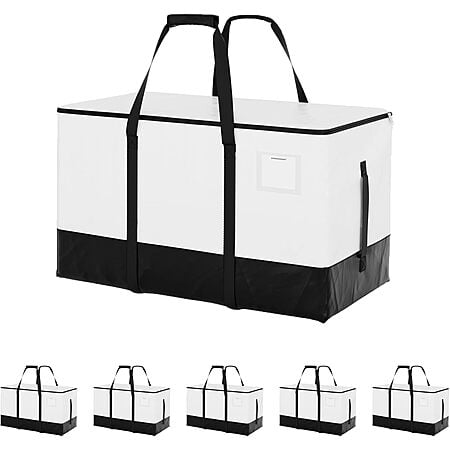 90L StorageWorks Extra Large Heavy Duty Moving Bags (various colors): 6-Pack $14.99, 8-Pack $17.99 + Free Shipping w/ Prime or on $35+