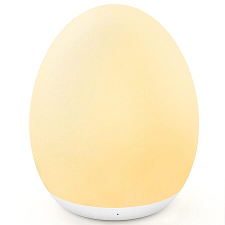 MediAcous Rechargeable Egg Night Light w/ 7-Colors Mode & Touch Control $14.99 + Free Shipping w/ Prime or on $35+