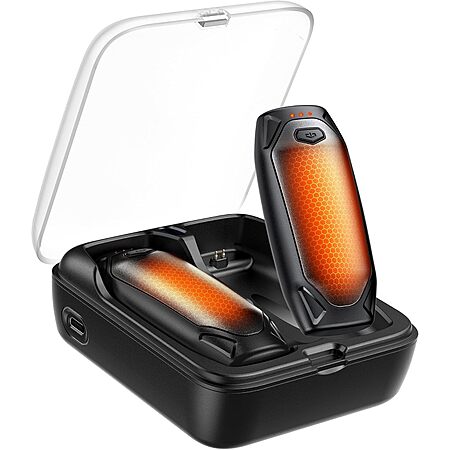 2-Pack Kesguar Rechargeable Magnetic Hand Warmers w/ 10000mAh Charging Case (4 colors) $12.89 + Free Shipping w/ Prime or on $35+